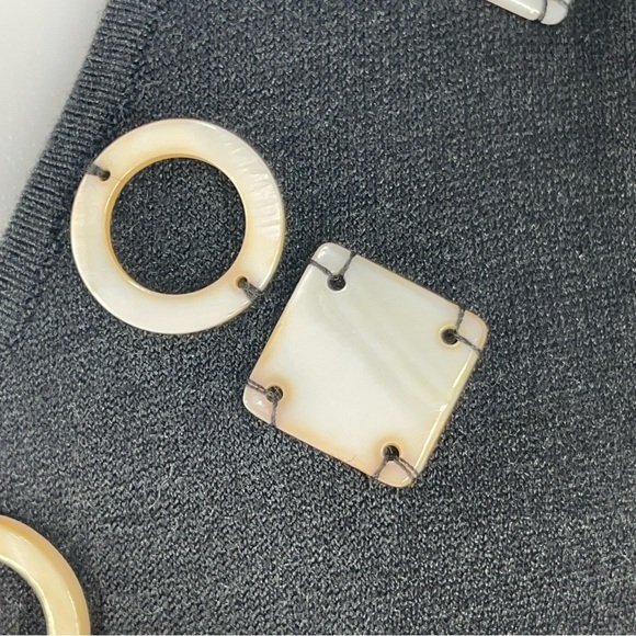 Twelve by twelve Black Sweater Cardigan/SSLV.  Women Size Small - Picture 7 of 12